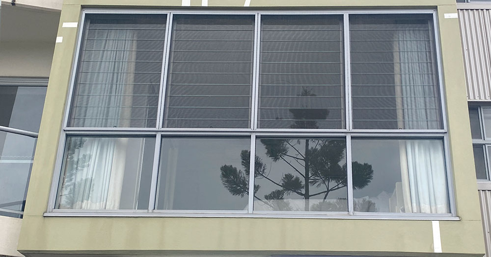 Commercial Double Glazing Project Robina BEFORE