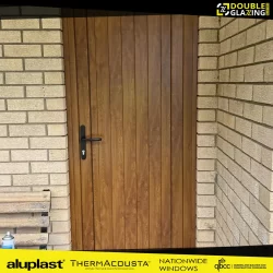 Double Glazing Masters Recent Projects September 2023 5 (Golden Oak Front Door)