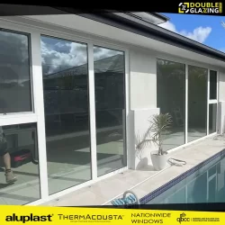 Double Glazed Patio Enclosure in Hope Island After the Double Glazing Masters
