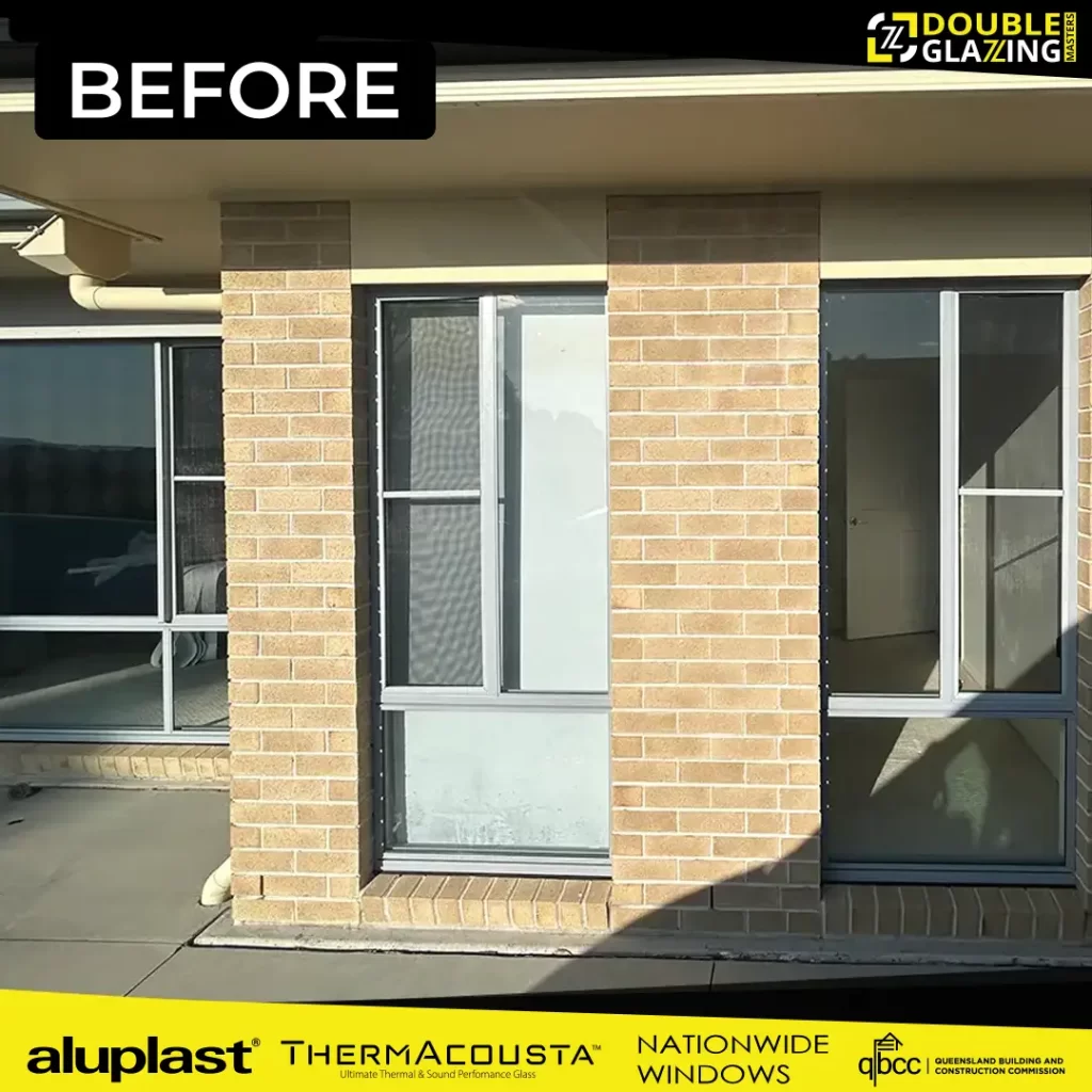 Double Glazing Masters Transforming Jimboomba Homes - Aluminium to UPVC Double Glazed Windows Before 1