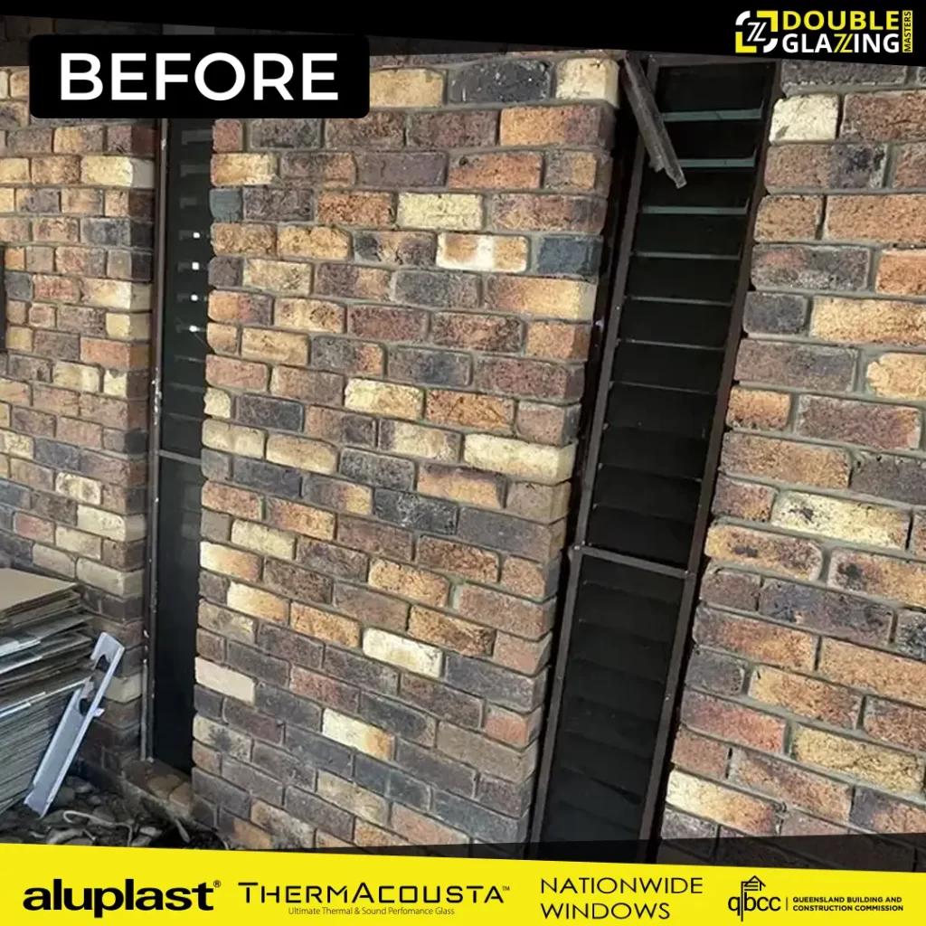 Munruben's Transformation with White UPVC Double Glazing Before 1