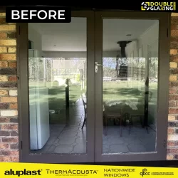 Munruben's Transformation with White UPVC Double Glazing Before 2