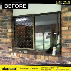 Munruben's Transformation with White UPVC Double Glazing Before 4