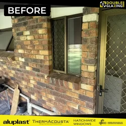 Munruben's Transformation with White UPVC Double Glazing Before 6