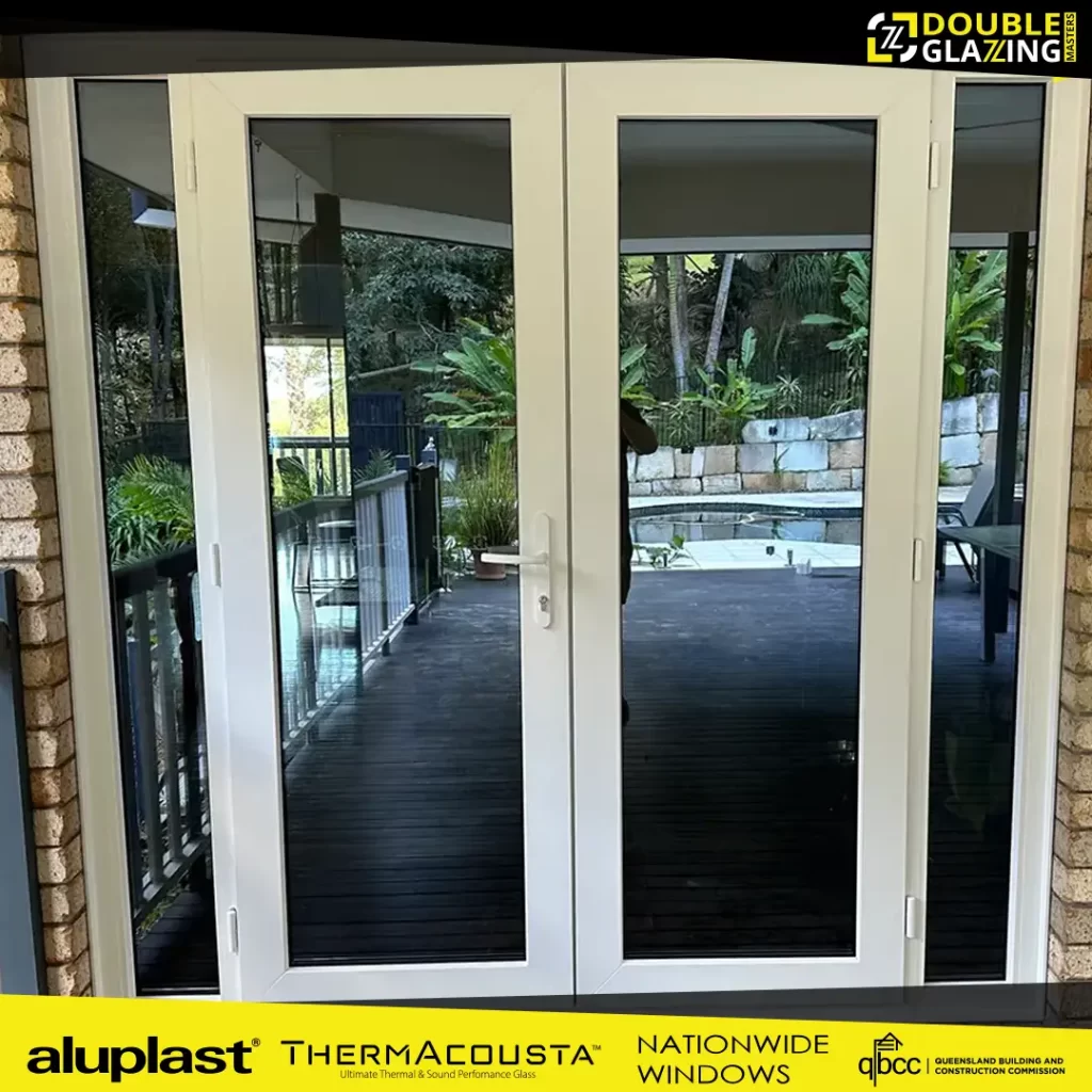 uPVC Double Glazing Brisbane Homes with Double Glazing Masters Installation Patio Doors
